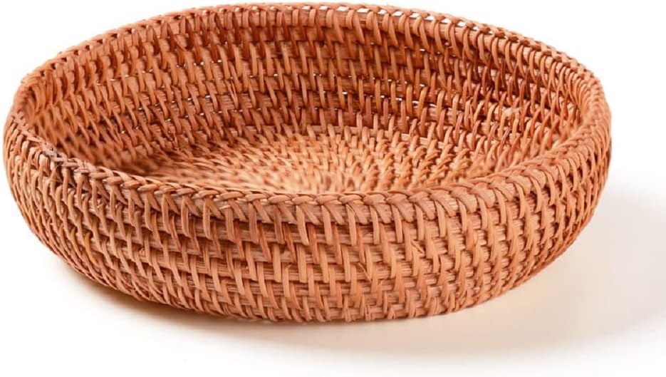 Cesta mimbre para llaves y artículos pequeños