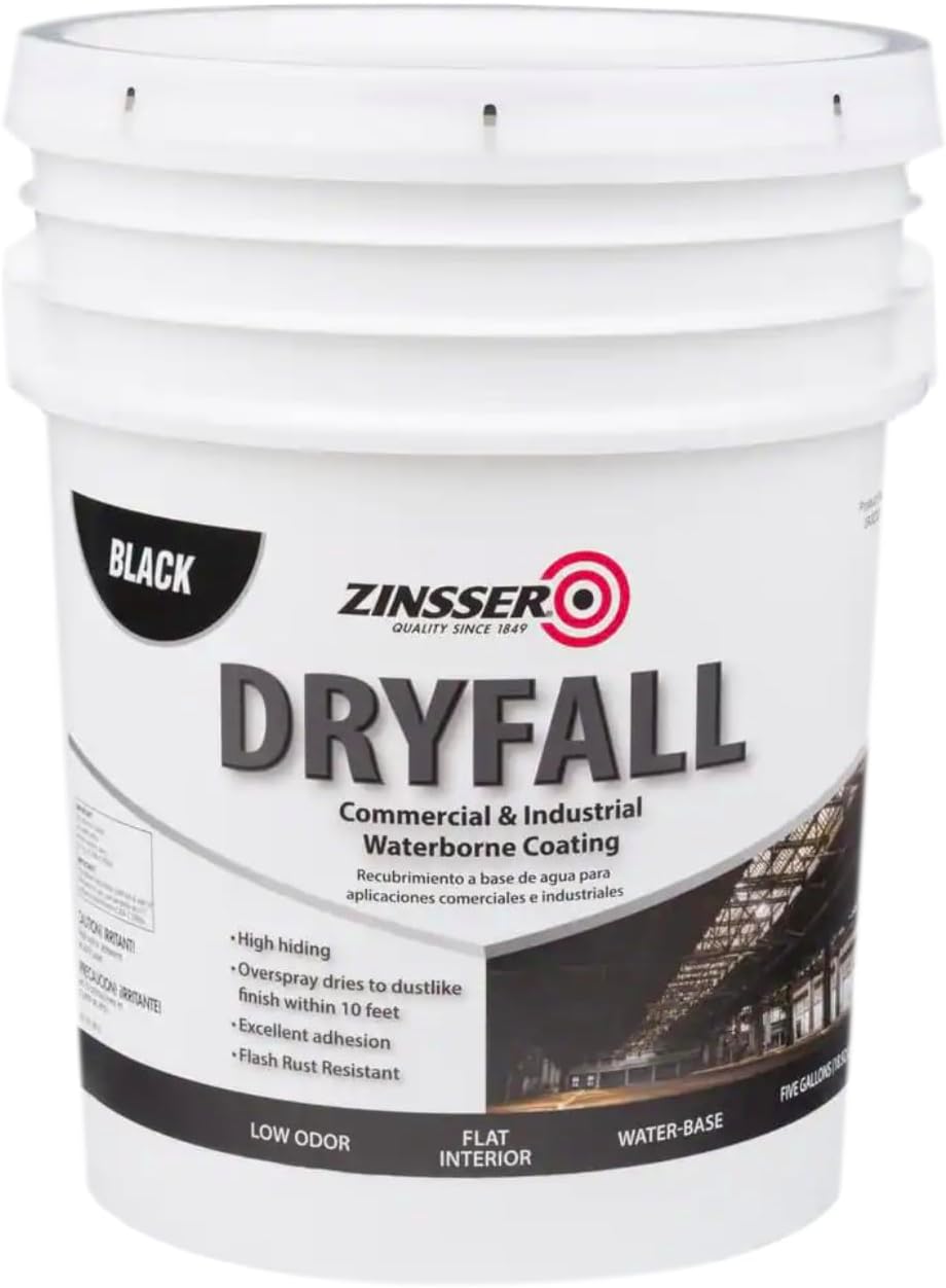 Revestimiento agua Dryfall 5gal negro plano