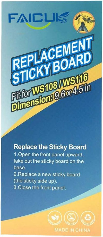 Tablero pegamento repuesto aplique pared WS108 Fly Light 10 Uds