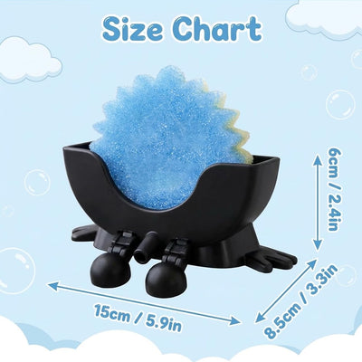 Soporte de esponja colgante con diseño divertido para fregadero