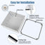 Caja eléctrica IP67 impermeable gris con cubierta transparente