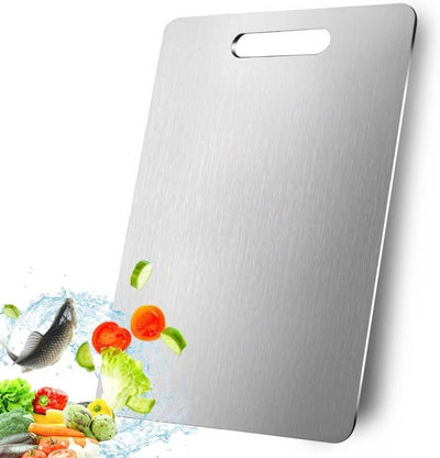Tabla cortar titanio 13.3x9pulg frutas carne verduras