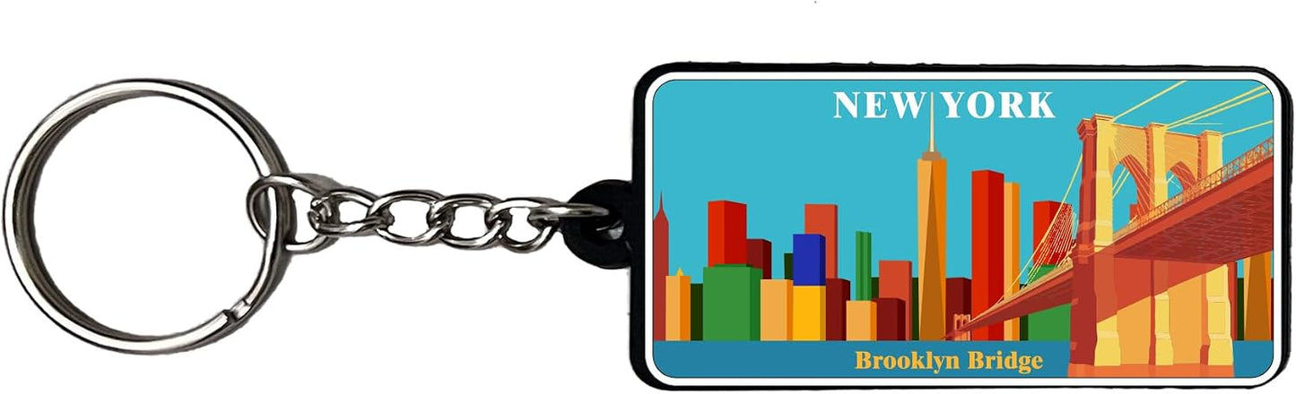 Llaveros silicona flexible diseño coleccionable Estados Unidos