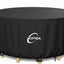 Funda redonda mesa patio impermeable 84x28pulg