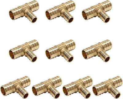Reductor PEX Latón Barb Crimp 3/4x3/4x1/2