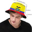 Sombrero pescador bandera divertida plegable para toda la familia