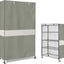 Funda estante alambre 48x18x72" ajuste universal verde
