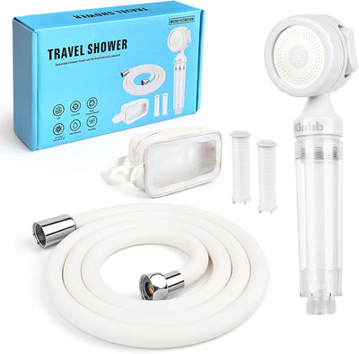 Kit ducha de mano alta presión filtros reemplazables 79"