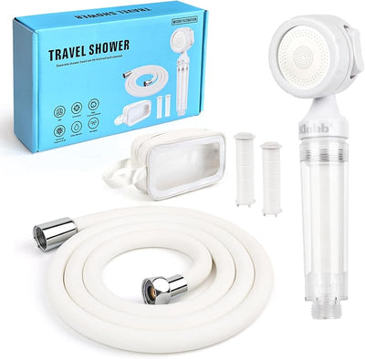 Kit ducha de mano alta presión filtros reemplazables 79"