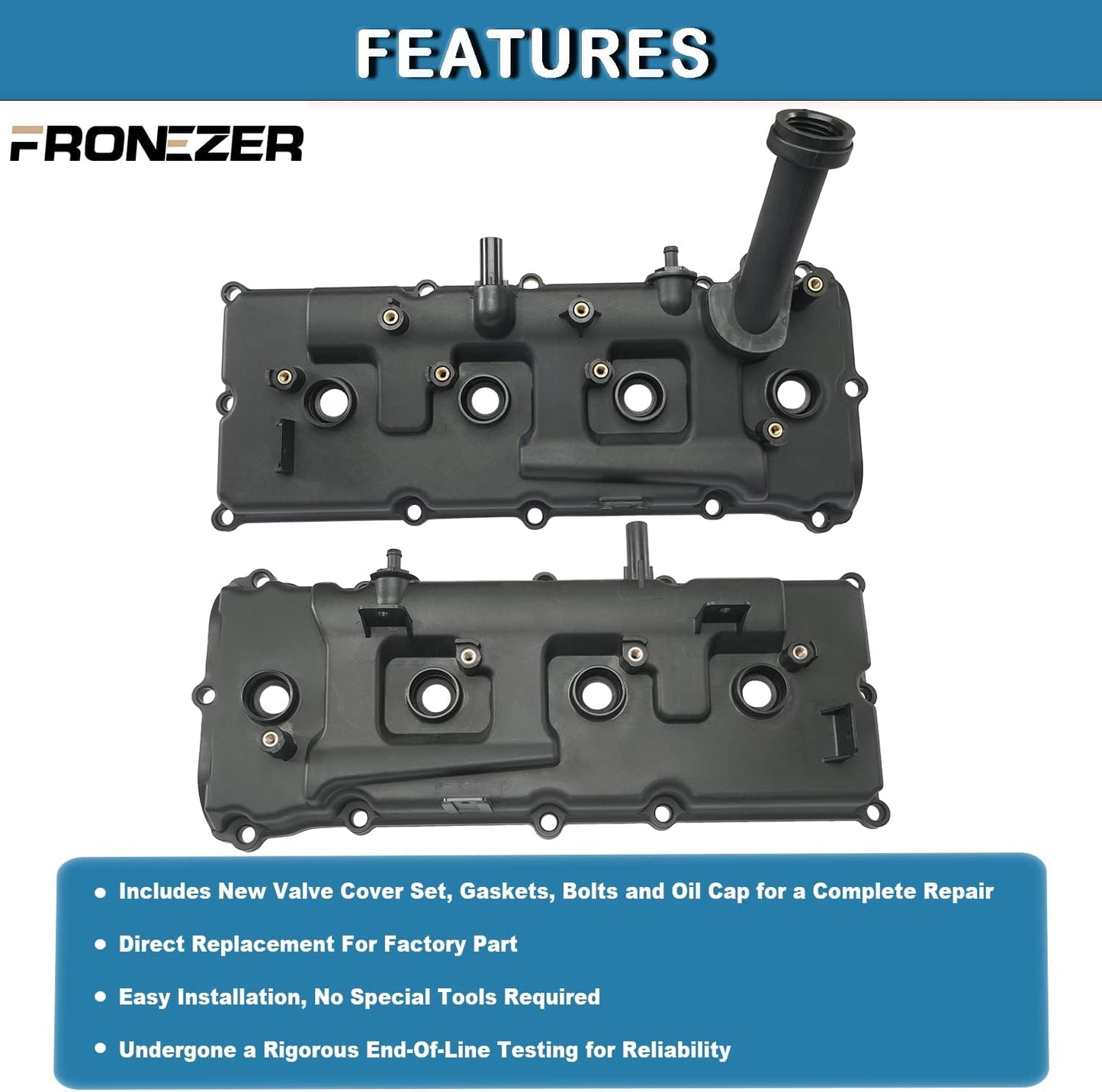 Set tapa válvulas motor pernos Nissan NV2500 04-17