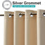 2 Cortinas impermeables exteriores 108" con ojales inox