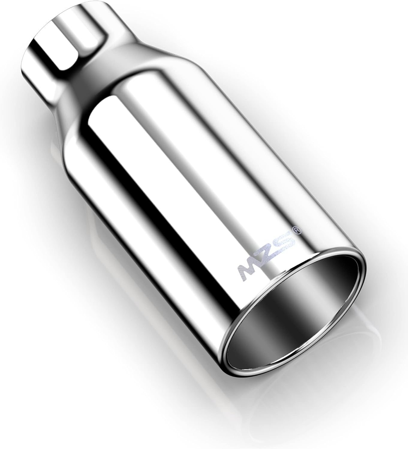 Tubo escape universal acero inox 2.5x4pulg 9pulg