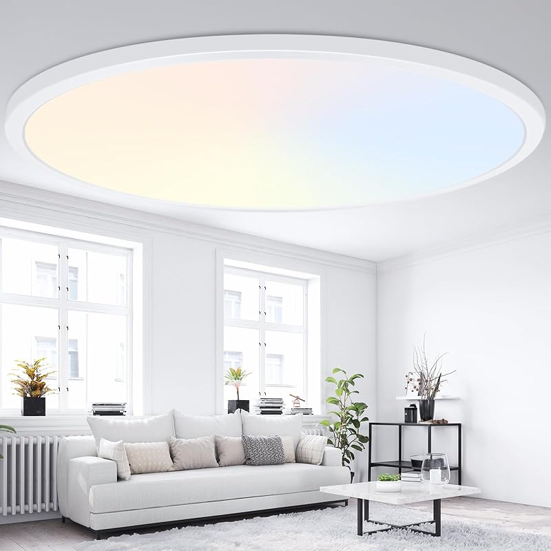 Lámpara techo LED 19" 36W 2700K-6500K seleccionable