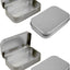 4 Cajas Metal Rectangulares para Almacenar Joyas