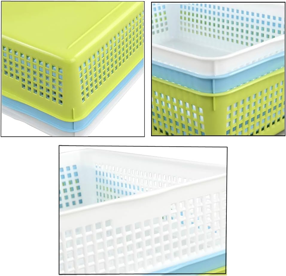 Cesta plástico para archivos A4 set 6
