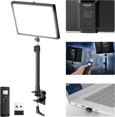 Luz clave 25W 12.9 con soporte escritorio control APP 2300Lx