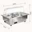 Set Chafer 9QT Acero Inox con Tapa Transparente Control Temperatura