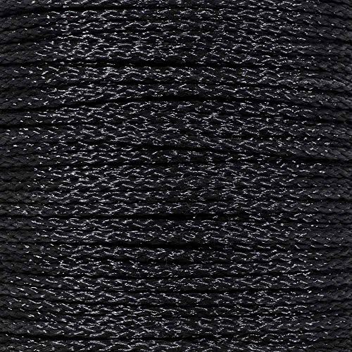 Cuerda trenza hueca 1/4pulg 1000pies negro senderos golf