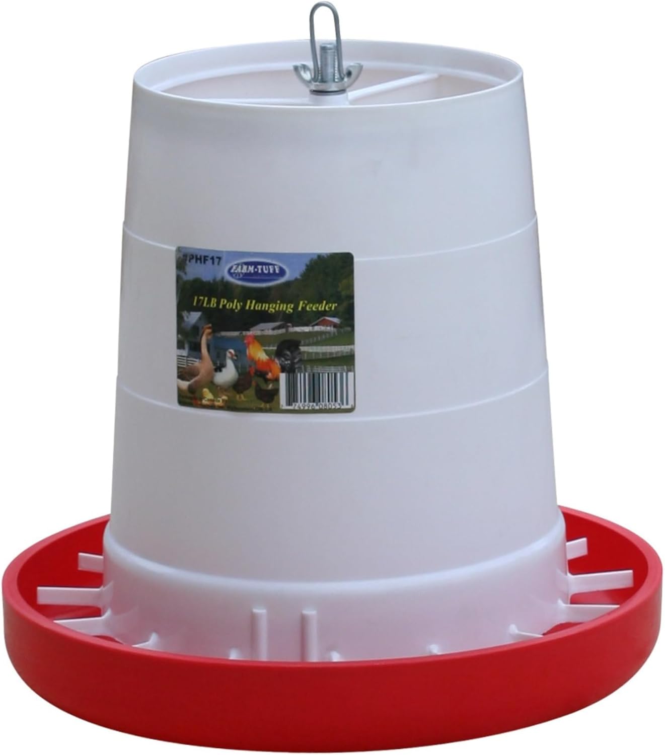 Comedero colgante para aves 17lb plástico sin BPA