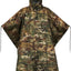 Poncho militar Rip-Stop camuflaje impermeable