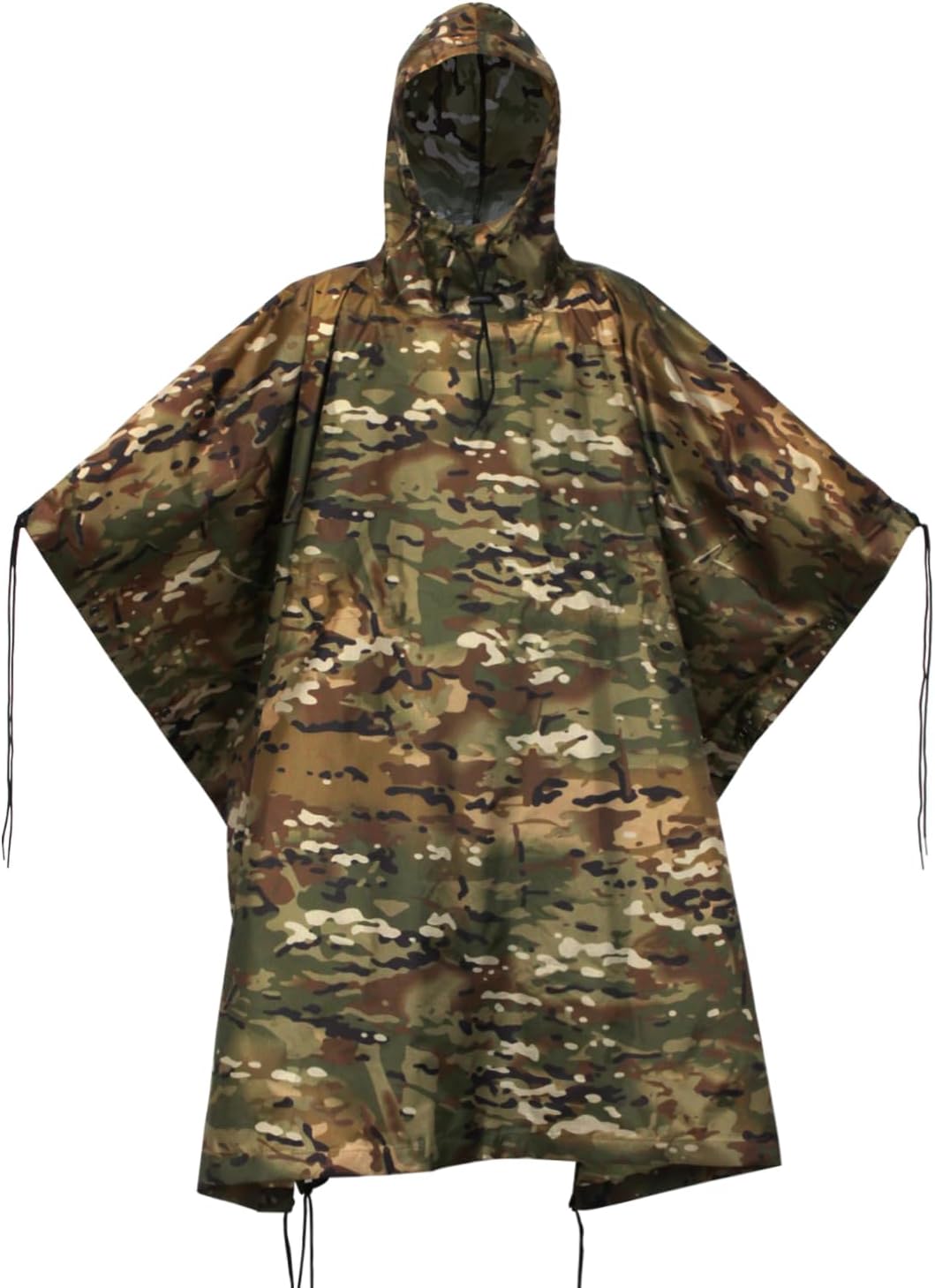 Poncho militar Rip-Stop camuflaje impermeable