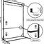 Portabicicletas suelo 5 bicis 400lb soporte negro metal