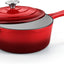 Cacerola Hierro Fundido Esmaltada 3qt para Cocina