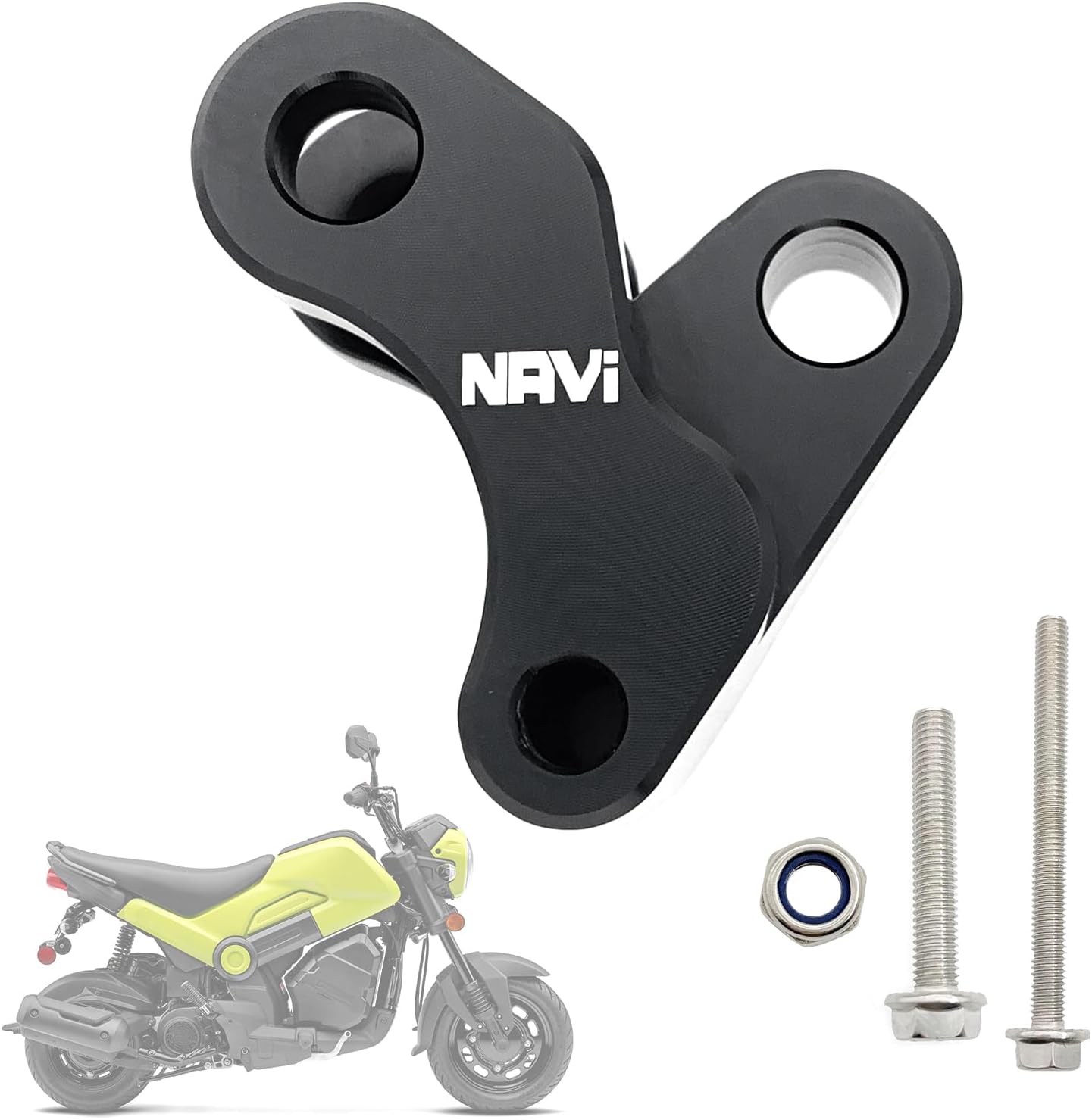 Kit reducción amortiguador trasero Honda Navi aluminio 1"