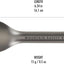Tenedor titanio ultraligero