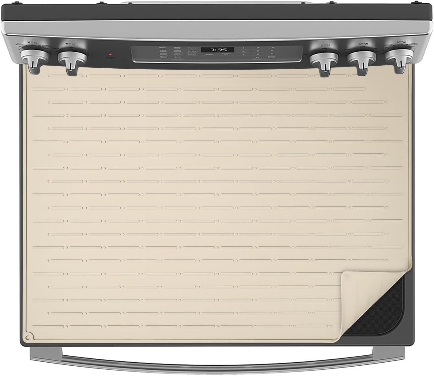 Tapete silicona para estufa eléctrica 20x28pulg beige