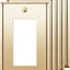 Placa decorativa pared acero inox 201 4.5x2.76" set 5