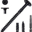 Tornillos madera #14x2-7/8" 100uds negro