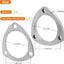 Kit brida escape 2.5" acero inox con junta y pernos