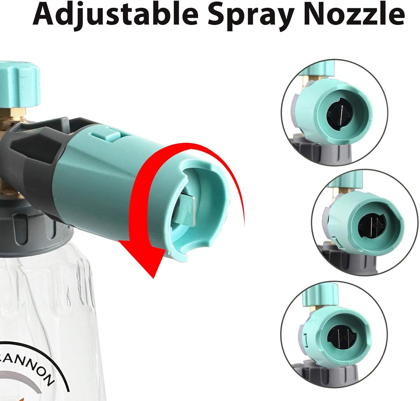 Lanzador espuma profesional 1/4" 4000PSI 1L