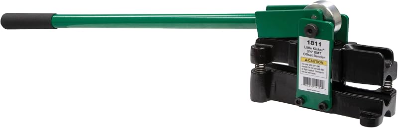 Brazo doblador conducto EMT 3/4 pulg plata/verde