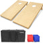 Set Cornhole madera 4x2ft con 8 bolsas lanzamiento