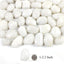 Rocas río blancas pulidas 5lb para jardín acuario
