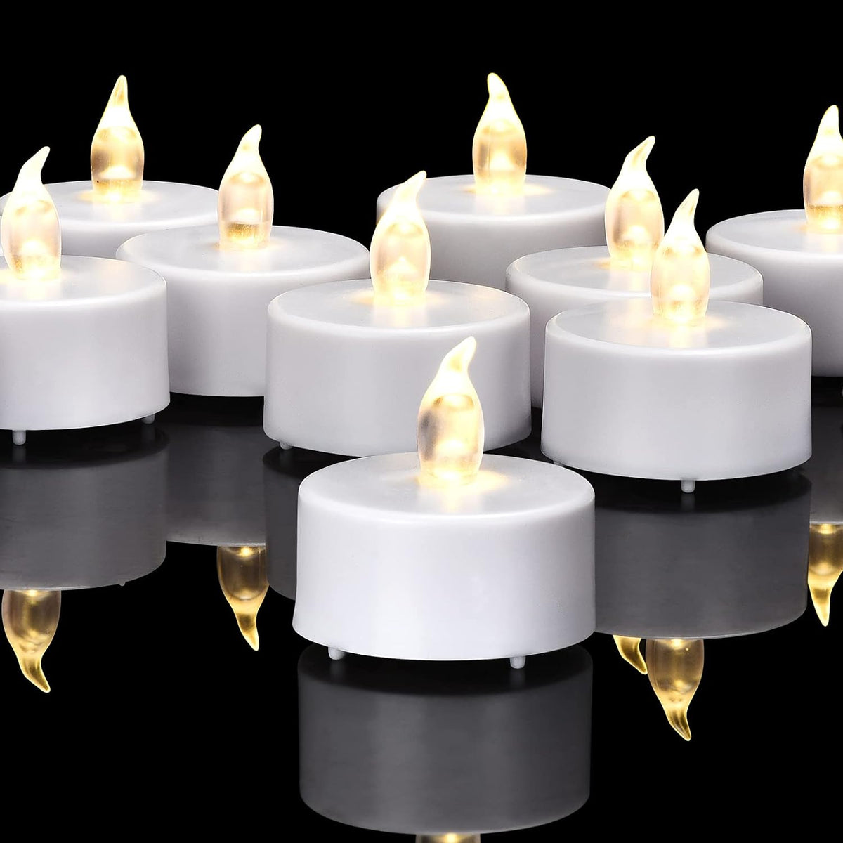 Velas eléctricas parpadeantes sin llama 200h pack
