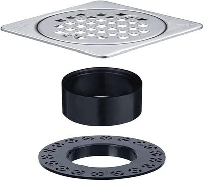 Desagüe ducha cuadrado 4" acero inox 304 Schluter