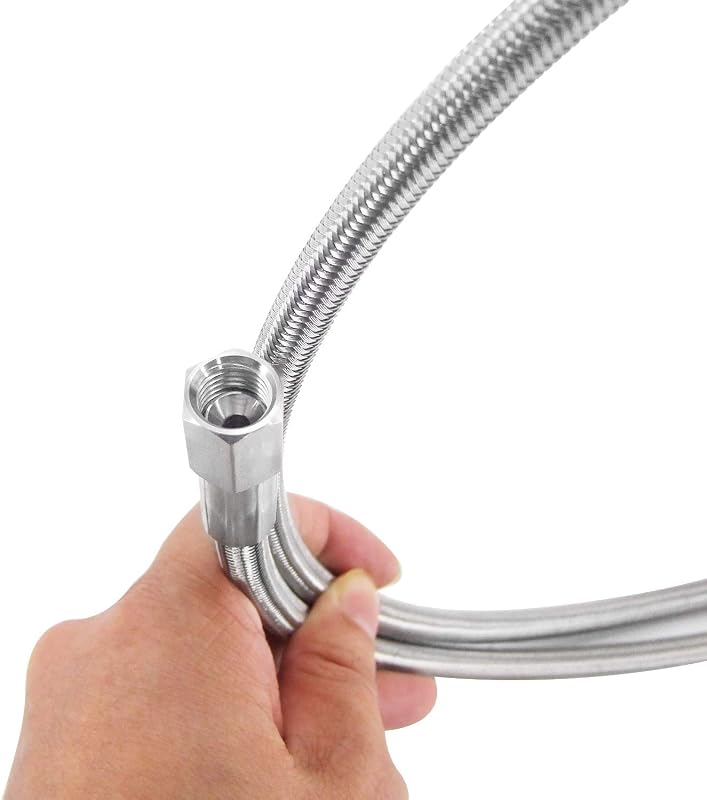 Manguera acero inox JIC hembra 1/2" 60" 1500PSI