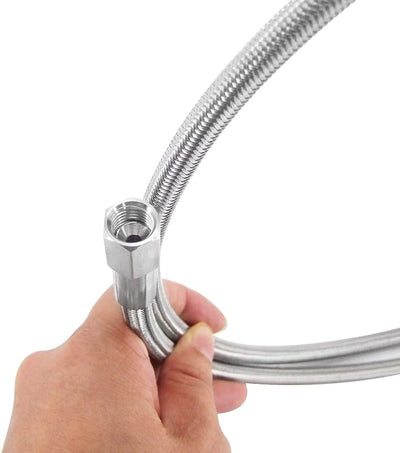 Manguera acero inox JIC hembra 1/2" 60" 1500PSI