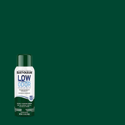 Pintura spray sin olor brillo verde hunter 6 pzas