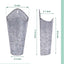 2 Macetas Pared Galvanizadas 12" Color Plateado