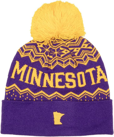 Gorro punto acanalado con pompón unisex