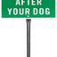Letrero 12x8" Be a Good Neighbor con estaca 18"
