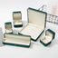 Caja cuero vitrina soporte joyas boda
