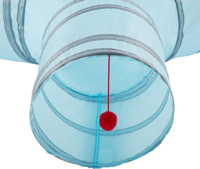 Túneles para gatos 3 vías con bola tubo divertido