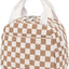 Bolsa almuerzo pana aislada reutiliz. marrón