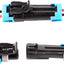Conector eléctrico impermeable 2 terminales AWG set 2