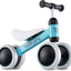Bicicleta equilibrio 4 ruedas sin pedales para bebés azul